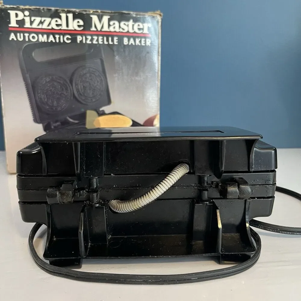 Salton Pizzelle Maker Master Automatic Electric Baker WM-6 1994 VTG Tested!